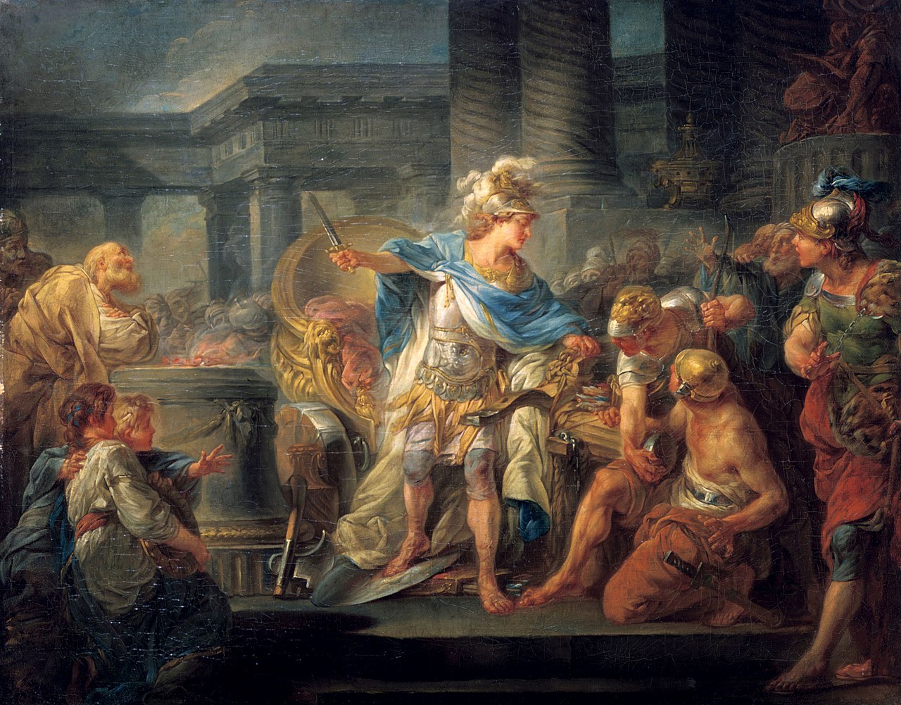 Untangling the Gordian Knot: Alexander's Sword vs. Clever Strategy